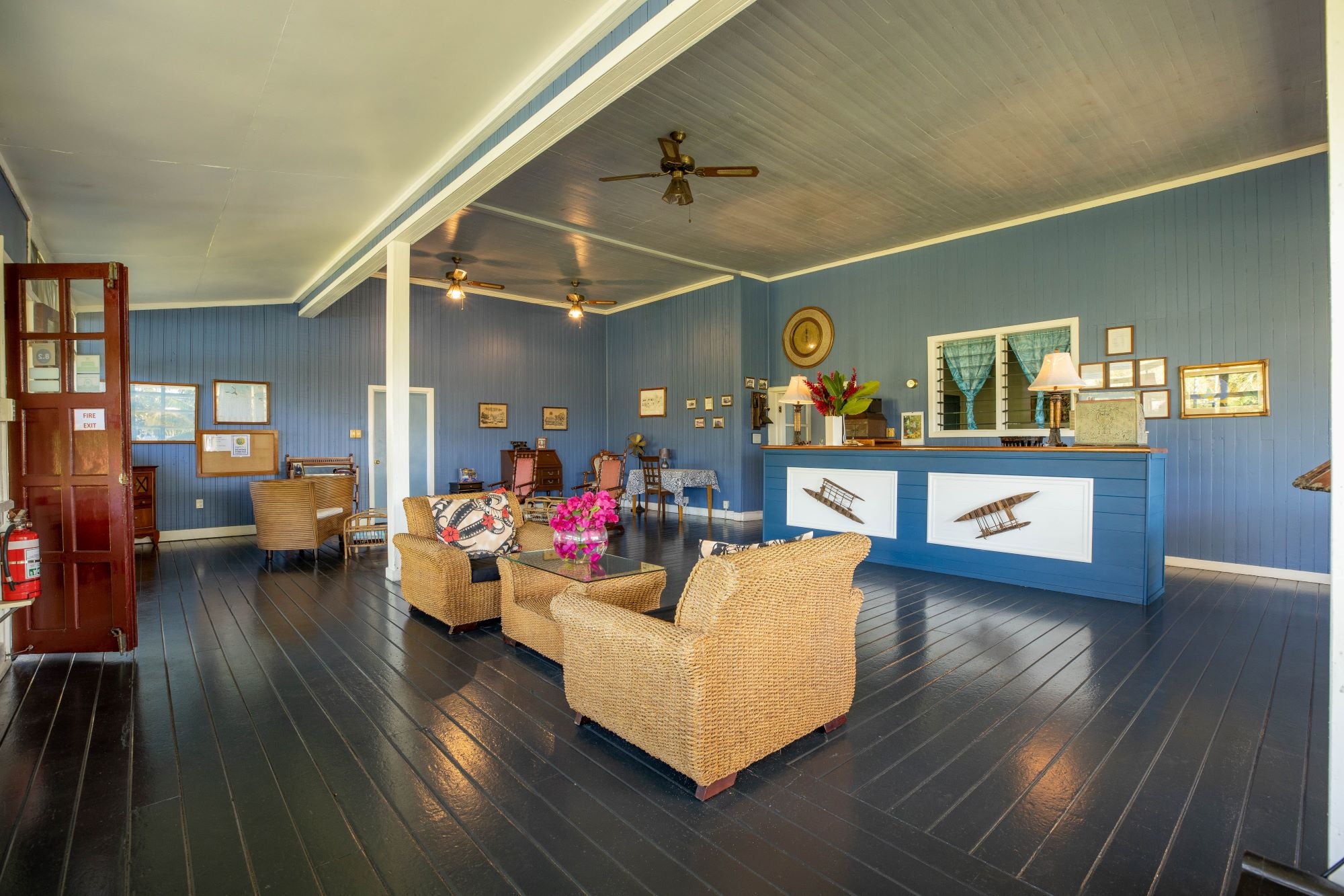 Samoan Outrigger Hotel Reception Area